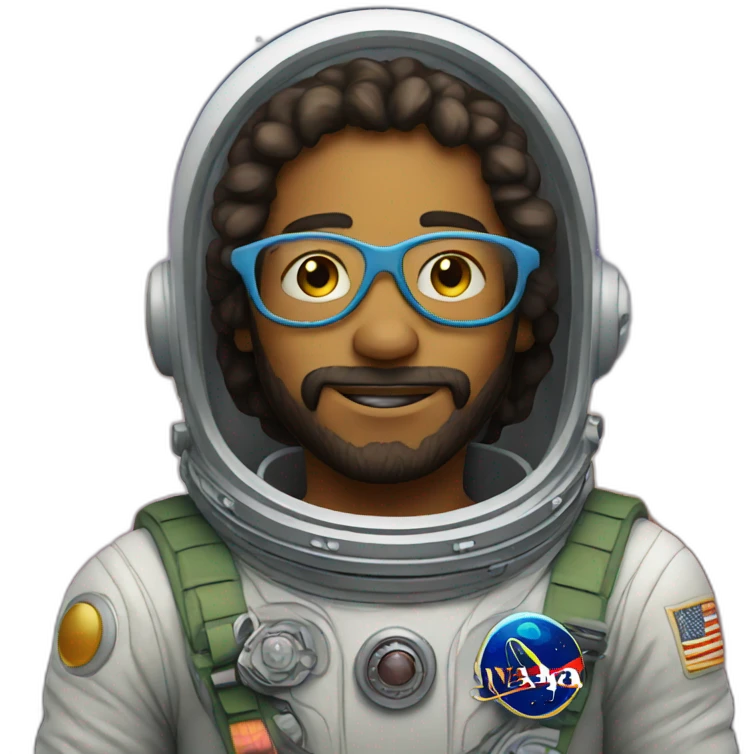 hippie in space emoji