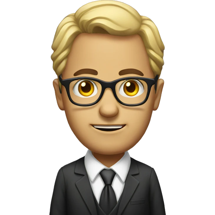 lawyer glasses scary emoji