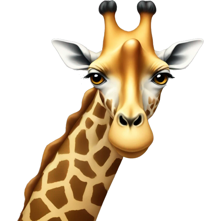 Sad XXL giraffe  emoji