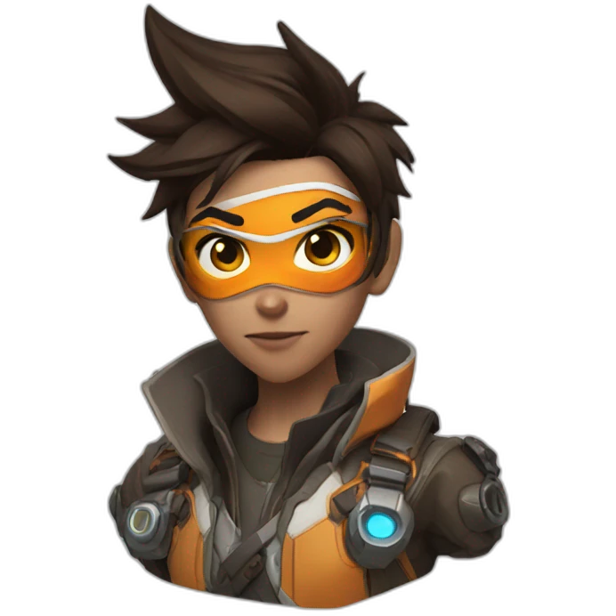 tracer from overwatch emoji