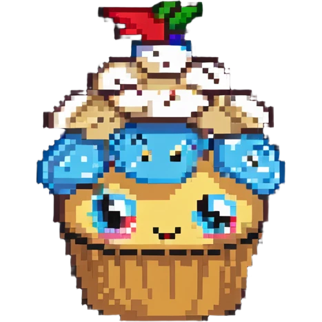 cupcake pirate emoji