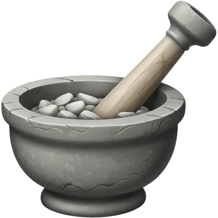 mortar and pestle emoji