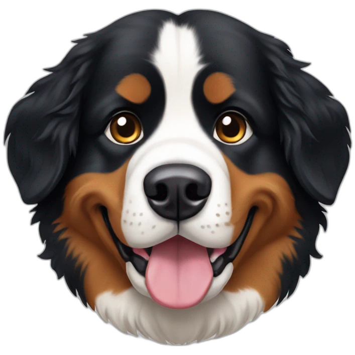 Bernese Mountain Dog emoji