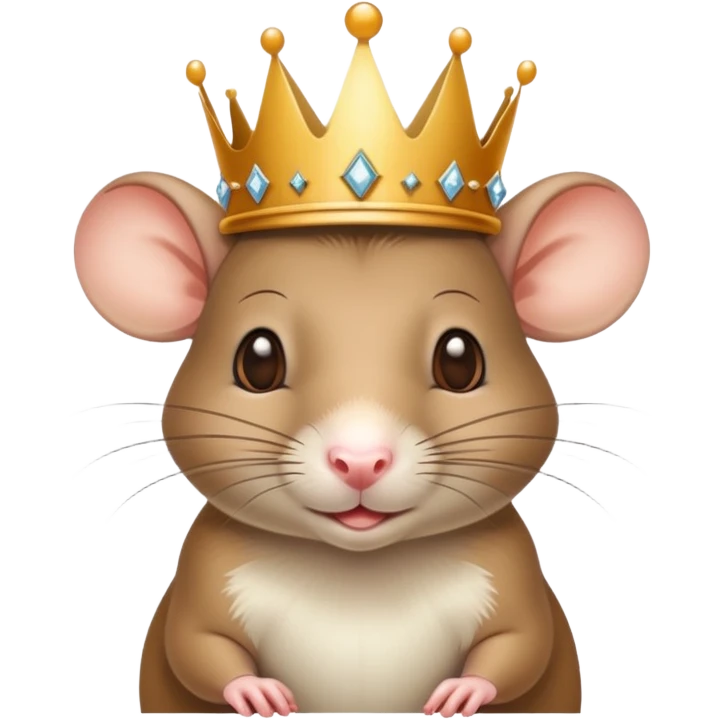Princess rat emoji