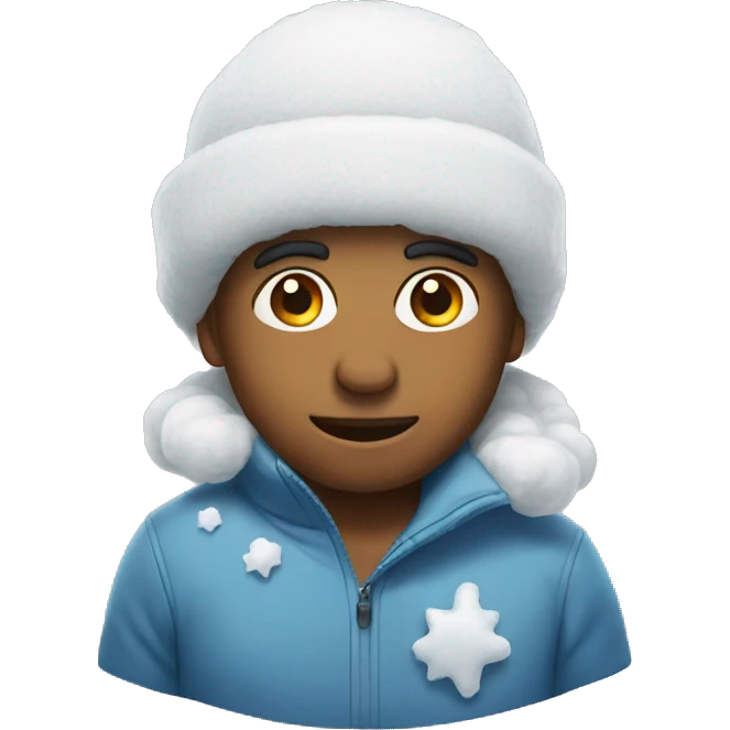 Snow emoji