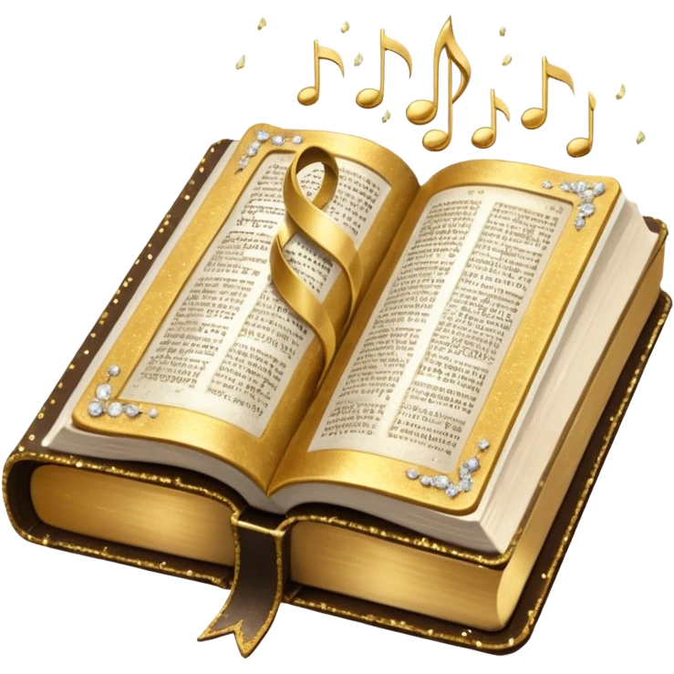 Bible, Sparkle, Salt, Music emoji