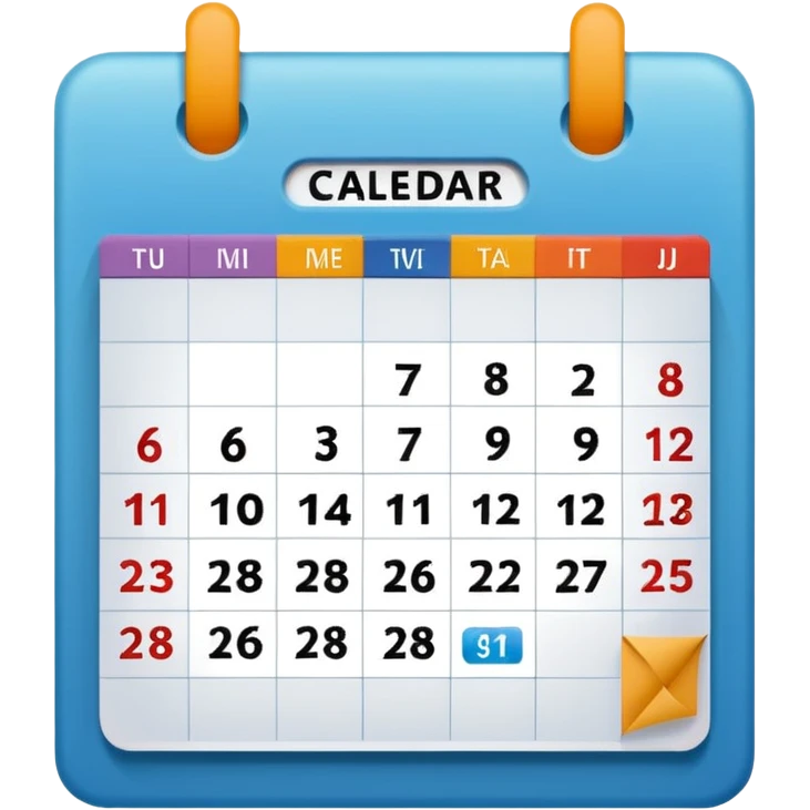 calendar emoji
