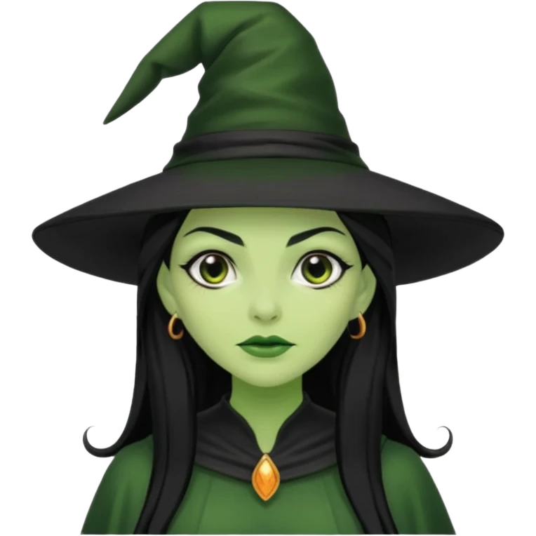 green witch emoji