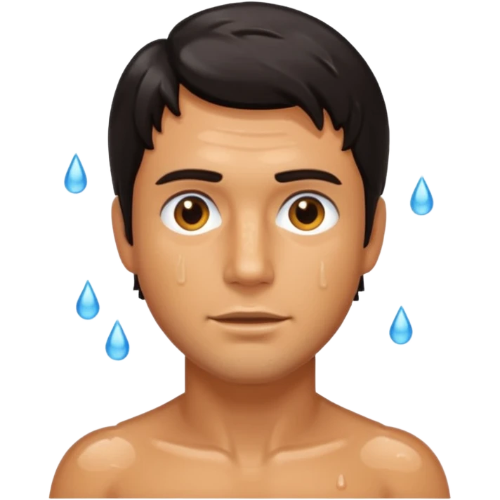 wet man emoji