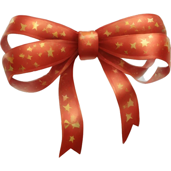 Christmas bow  emoji