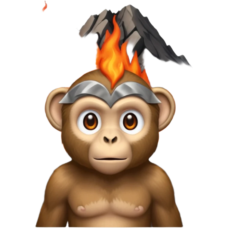 Un animal de volcan emoji