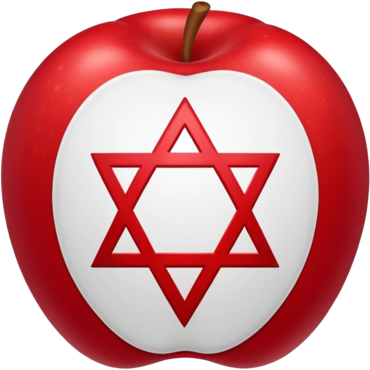 a jewish kippah in apple style emoji