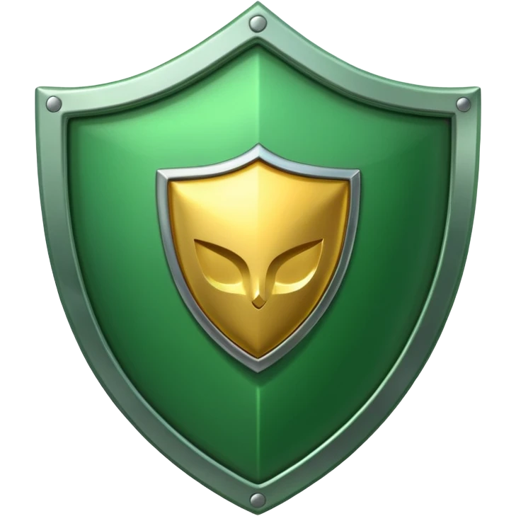 green shield emoji