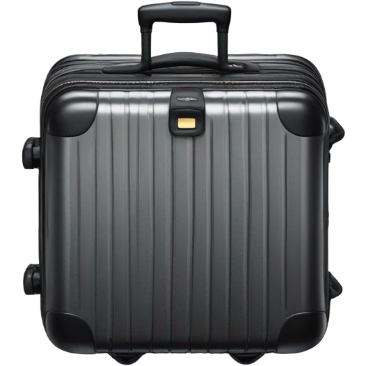 One Rimowa Essential Cabin luggage color black emoji