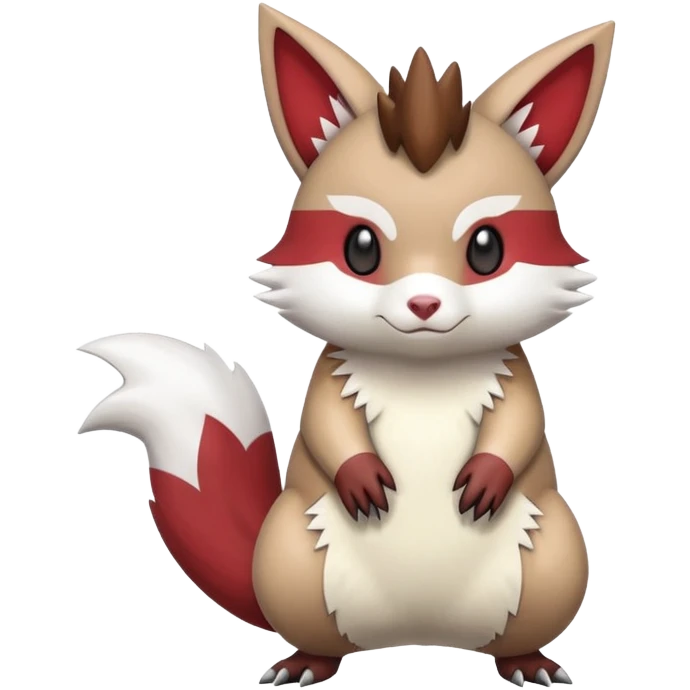 Furret-Zangoose-Hybrid (Full body) emoji