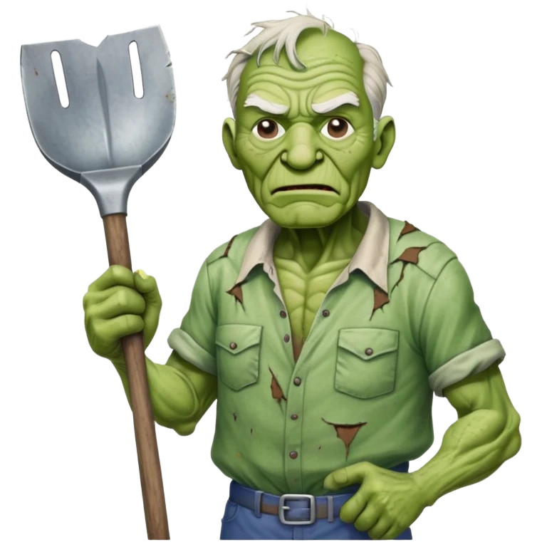 Gardener old Bob from the toxic avenger emoji