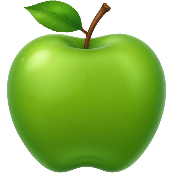 green apple emoji