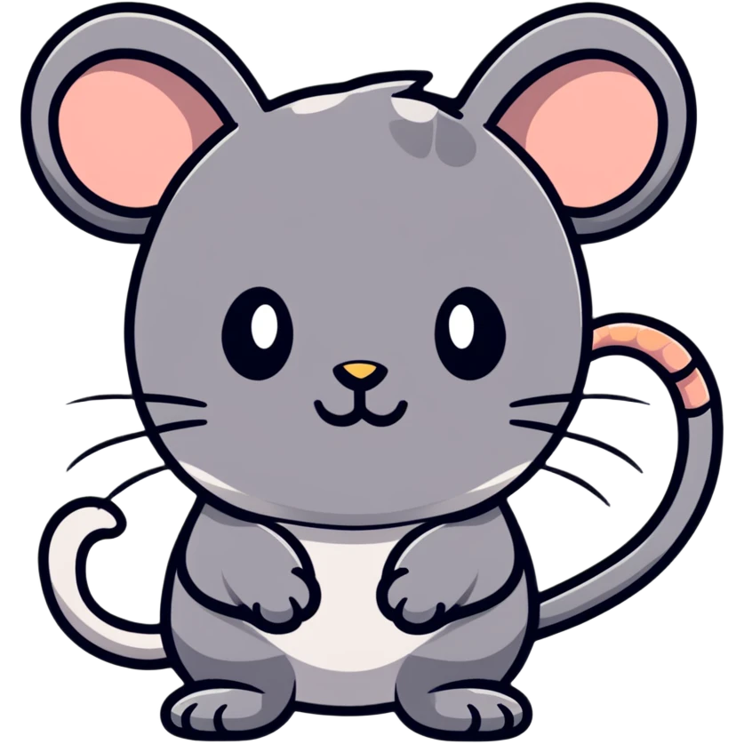 mouse with cat head emoji