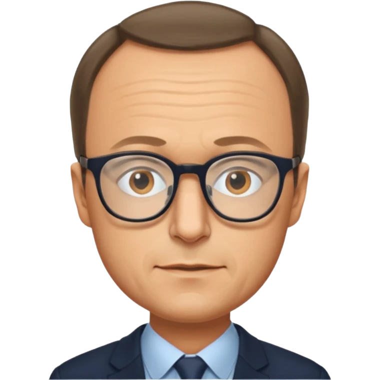 Friedrich Merz emoji, with glasses emoji