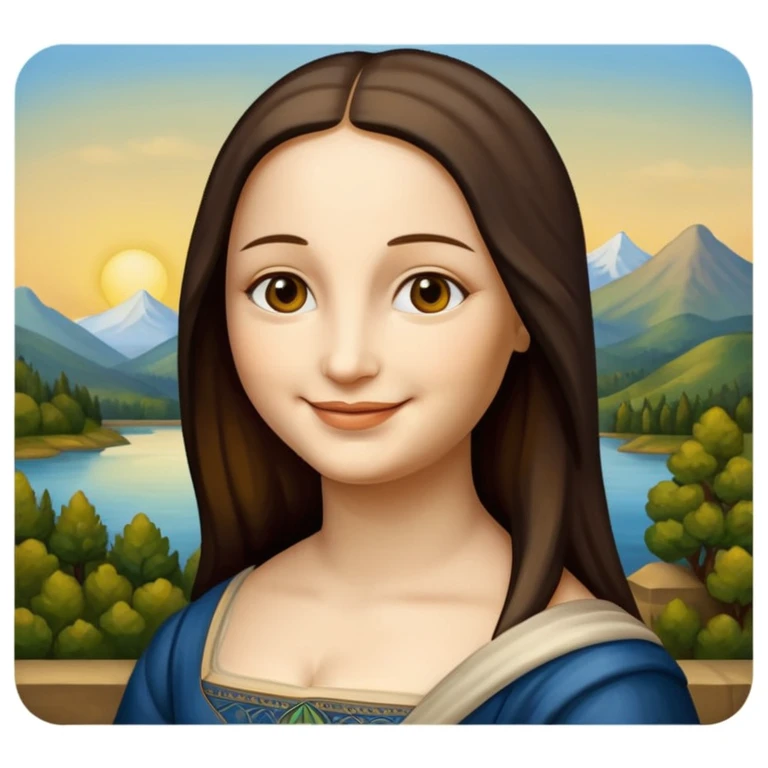 monalisa painting emoji