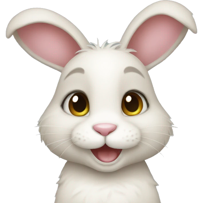 Bunny smiles  emoji