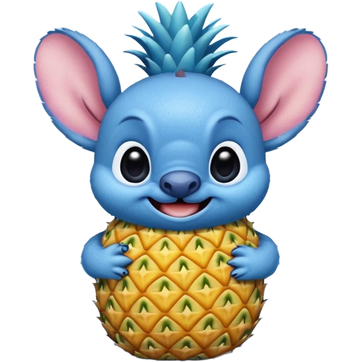 Pineapple Disney stitch emoji