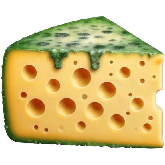 Moldy cheese emoji