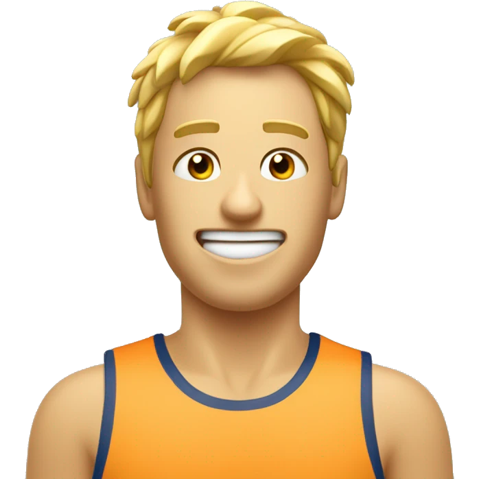 hot stressed rower happy and excited emoji