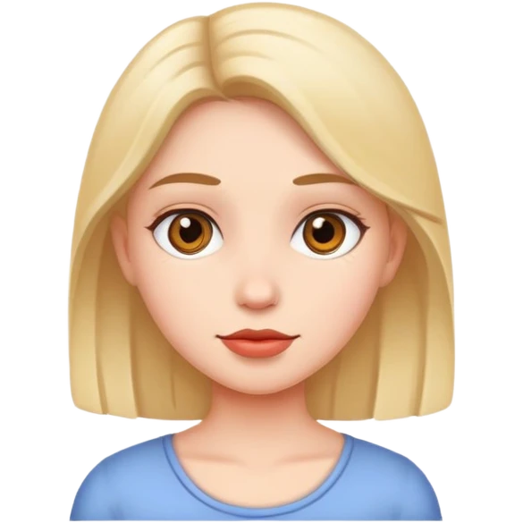 A girl emoji