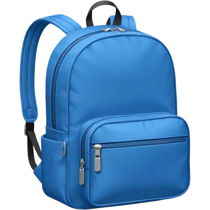 blue small backpack emoji