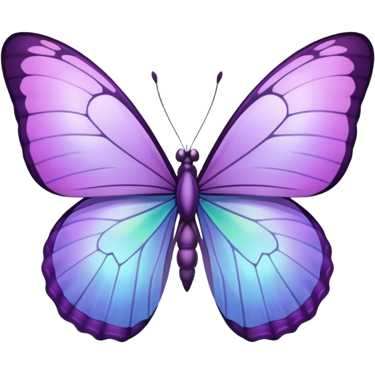 Butterfly color lilac Ike the color of samsung a 55 emoji