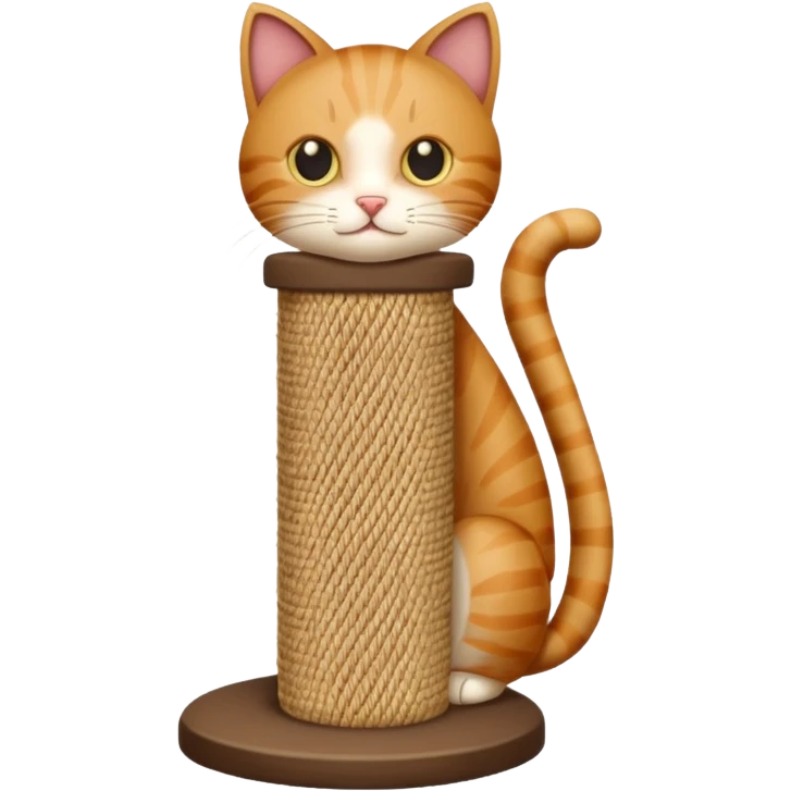 Cat scratch post emoji
