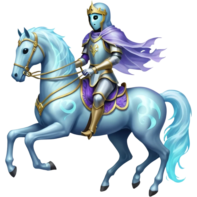 Spectral knight – Transparent, ghostly horse







 emoji