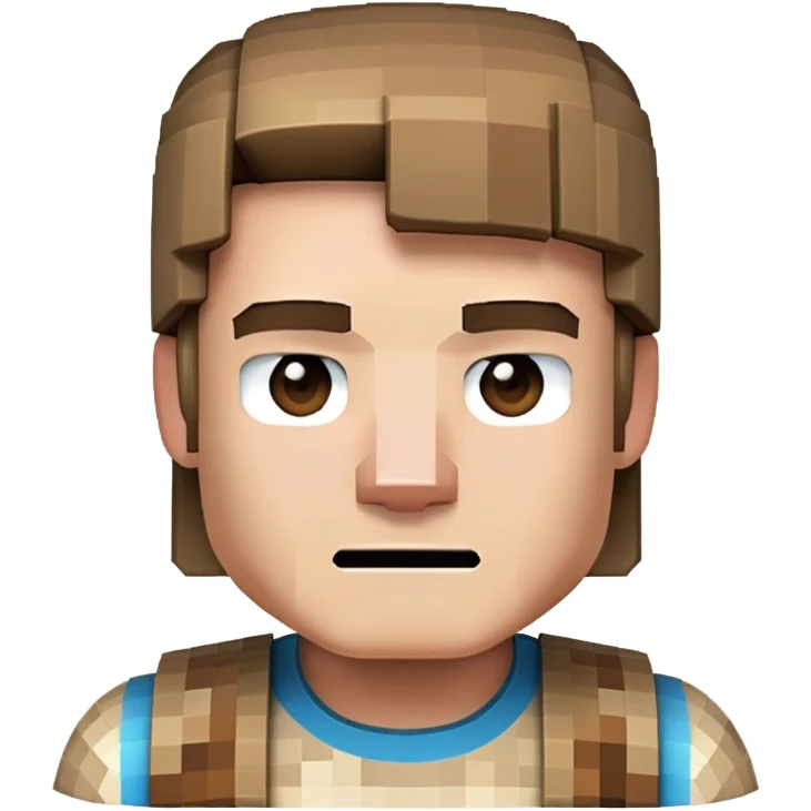 Minecraft Steve emoji