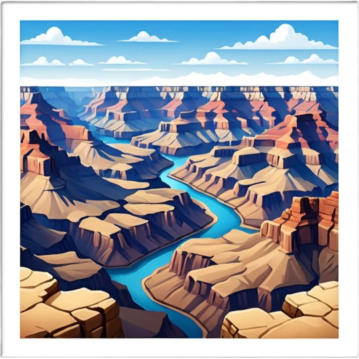 Grand Canyon Desert Place emoji