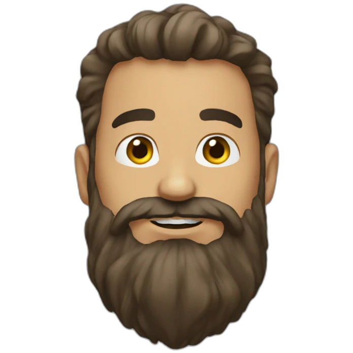 Beard Big emoji