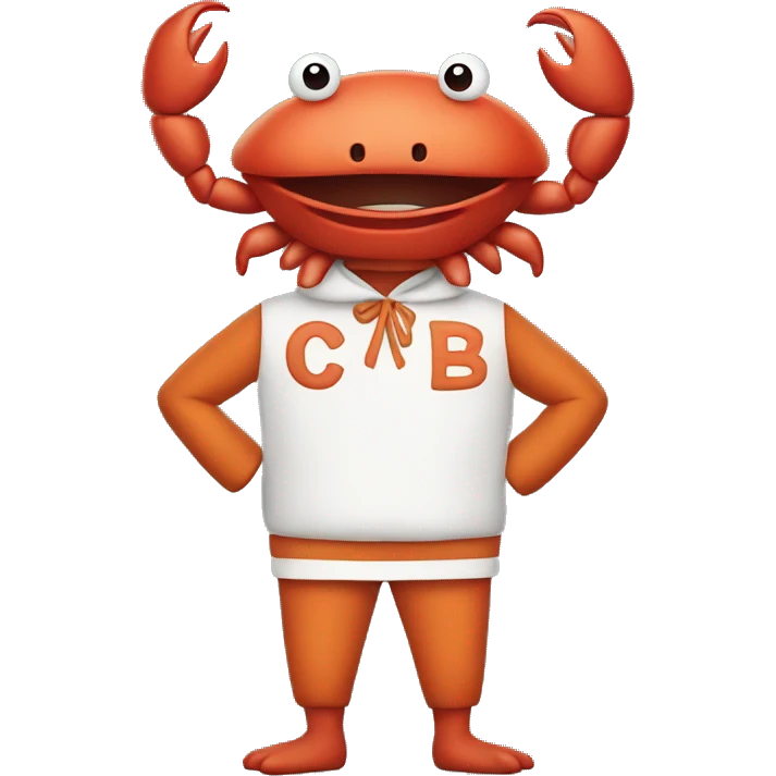 Man in crab costume emoji