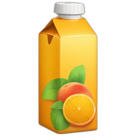 fruit juice carton emoji