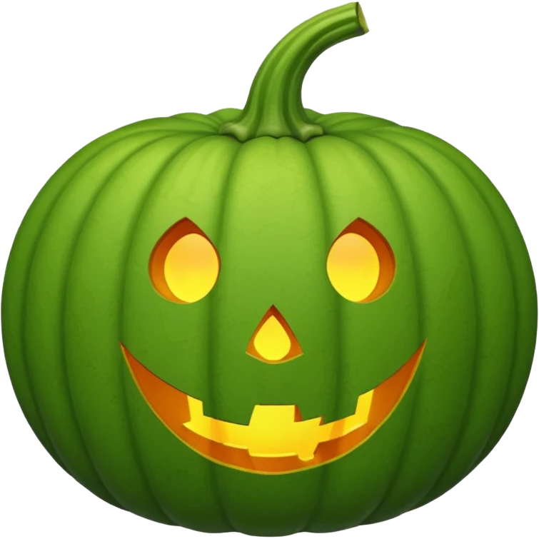 Green pumpkin emoji