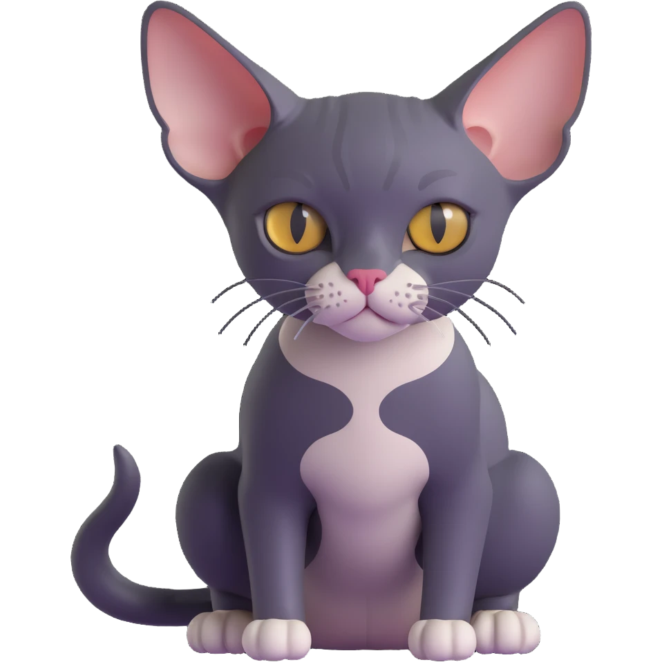 devon rex cat emoji