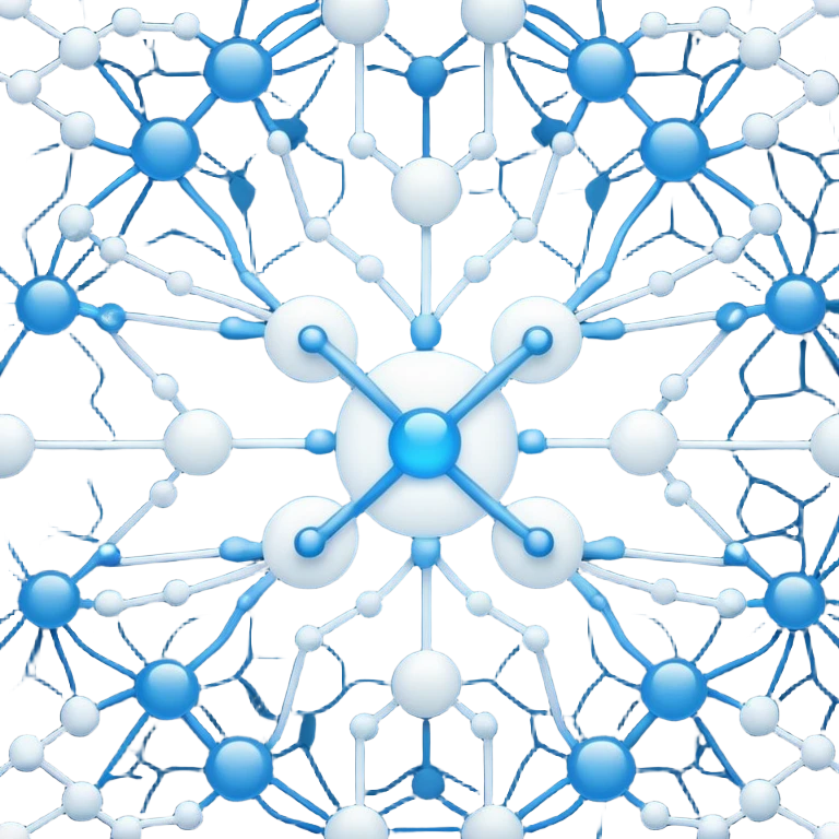 neural network pattern representing artificial intelligence emoji