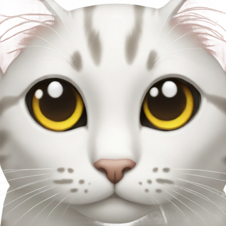 Cat with cat for eyes emoji