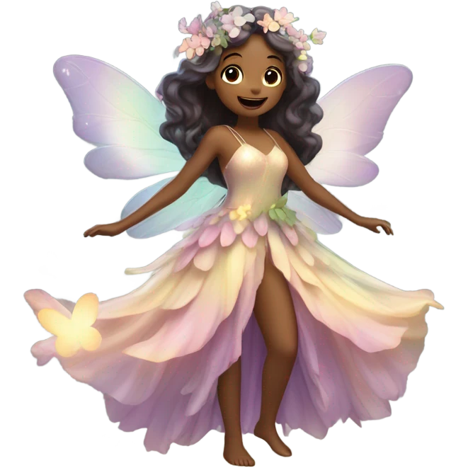 Celebrating fairy  emoji