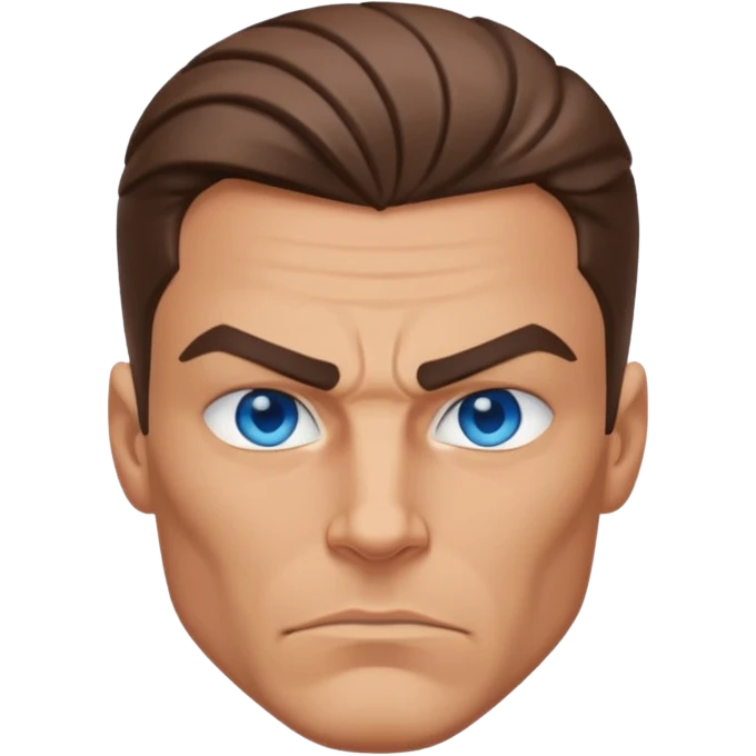 Male superhero head emoji