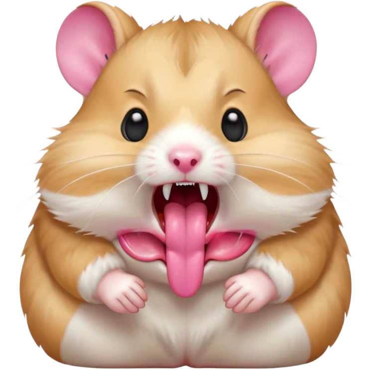 screaming hamster emoji