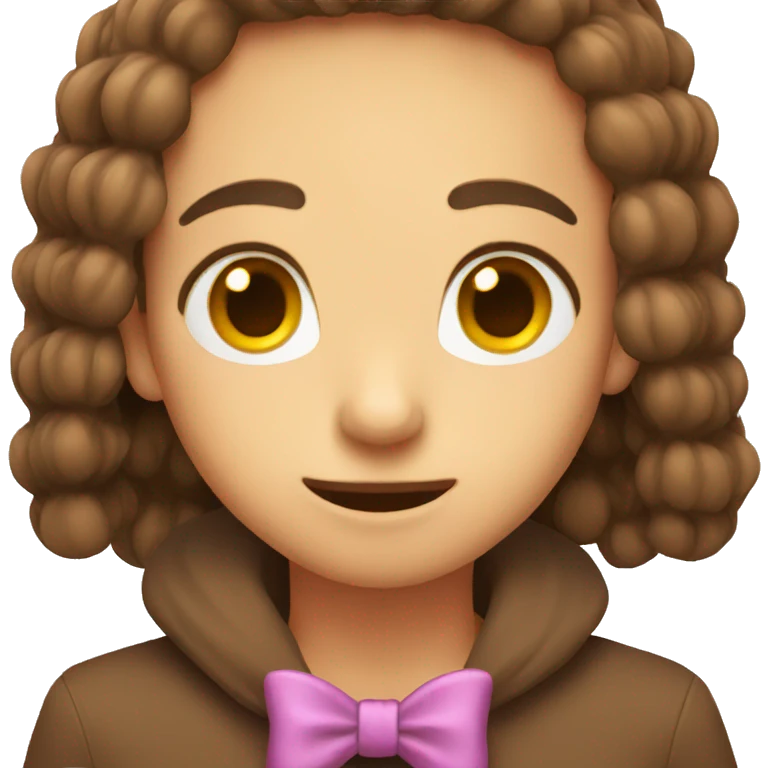 brown bow emoji