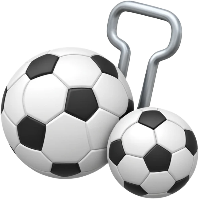 Haz un poste de una porteria de futbol emoji