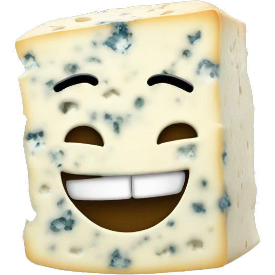 blue cheese laughing emoji