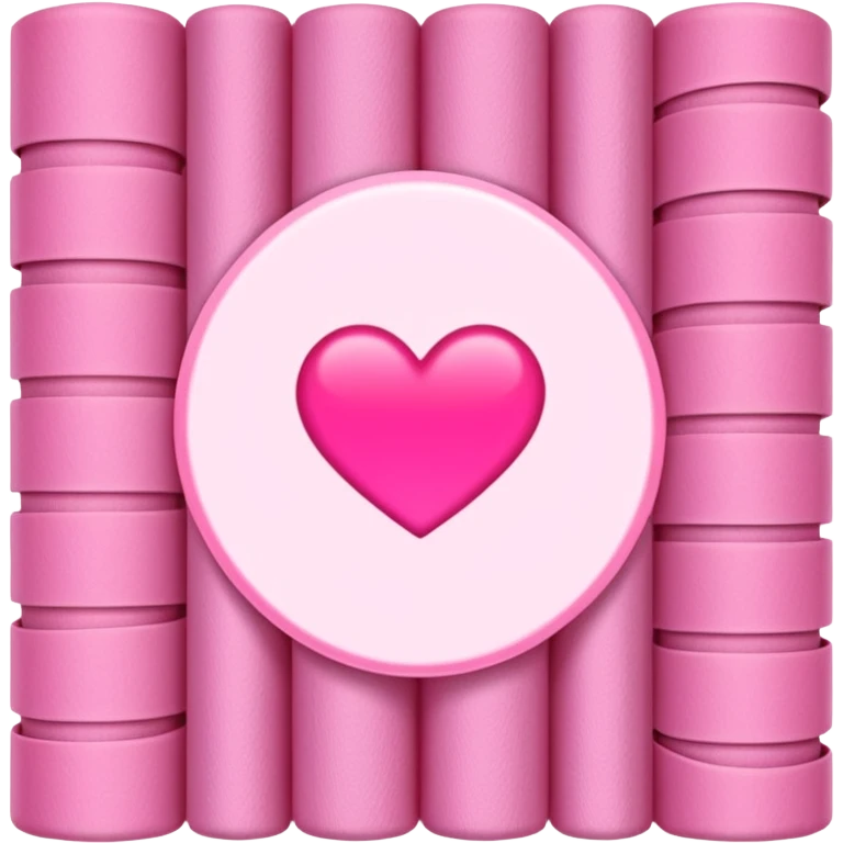 pink roll of fabric with heart pattern, smart fabric, high-tech textile emoji