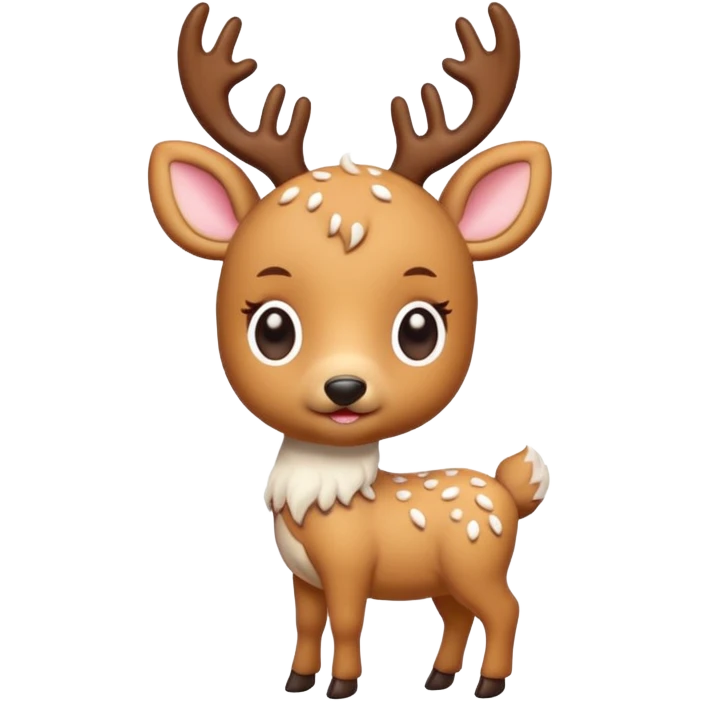 Baby cookie deer emoji